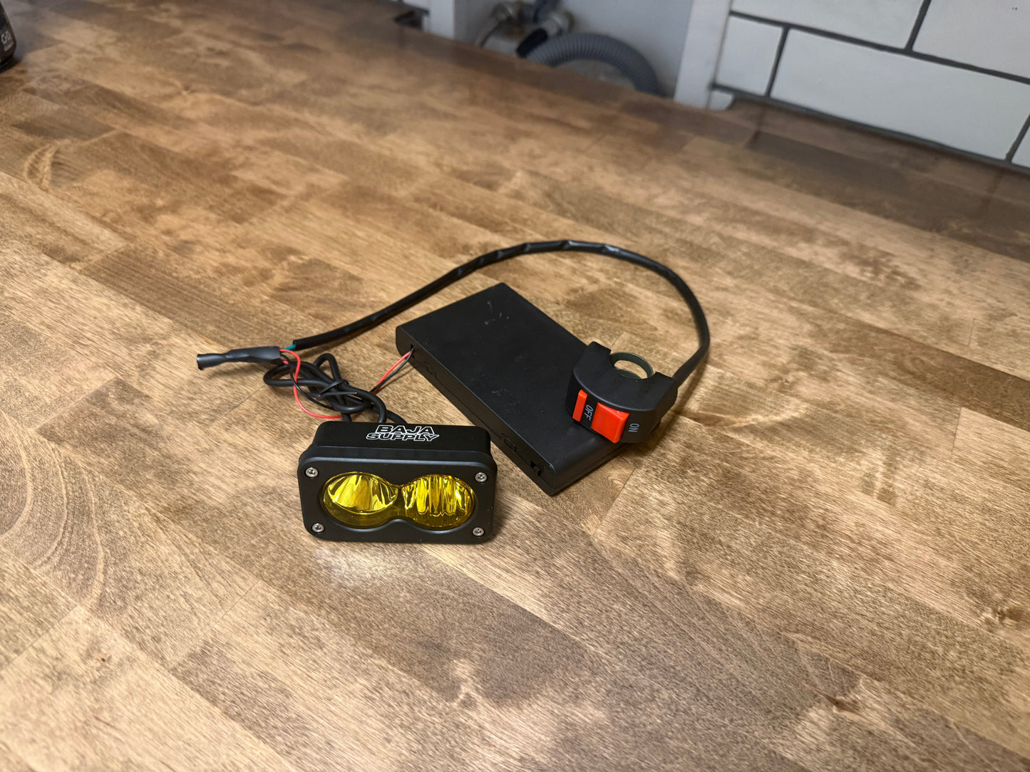 Battery powered baja lights for all emotos/ebikes