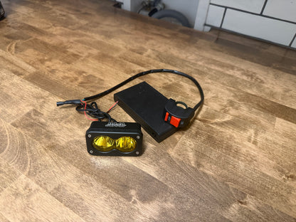 Battery powered baja lights for all emotos/ebikes