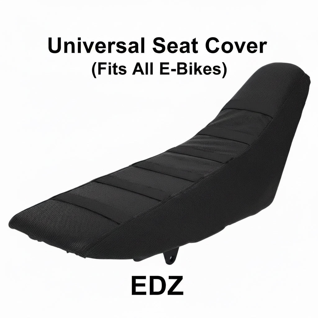 Black Seat cover, for all e-bikes (super easy install)