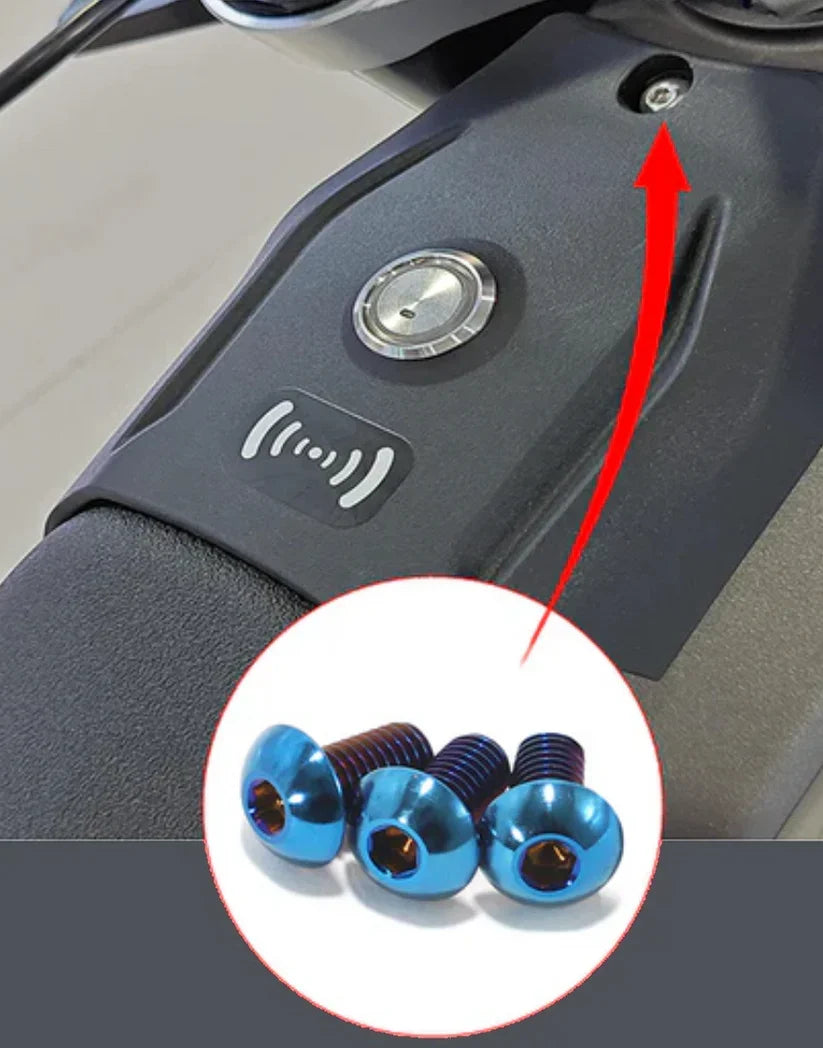 Titanium ignition cover bolts