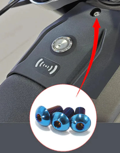 Titanium ignition cover bolts