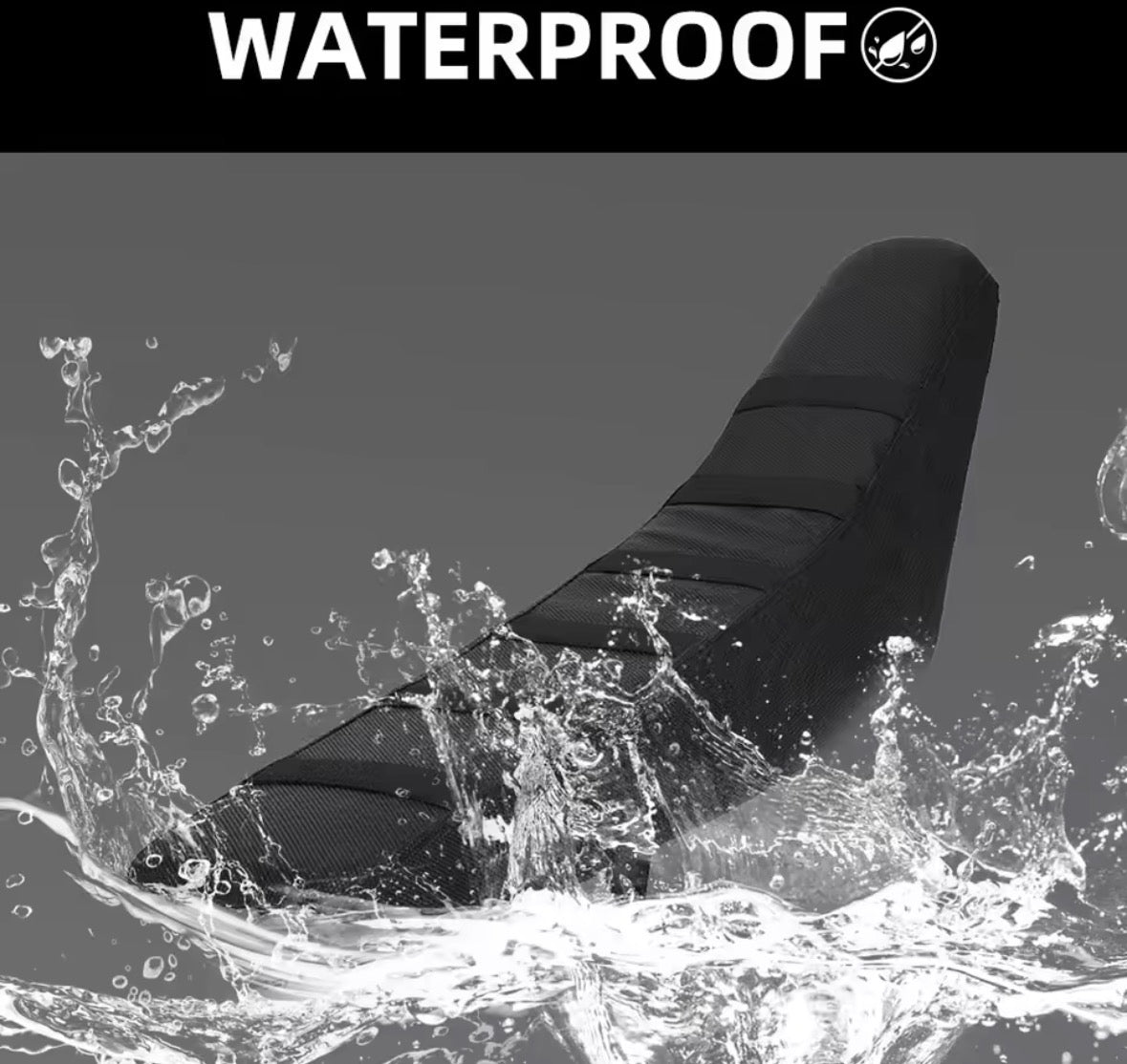 Black Seat cover, for all e-bikes (super easy install)