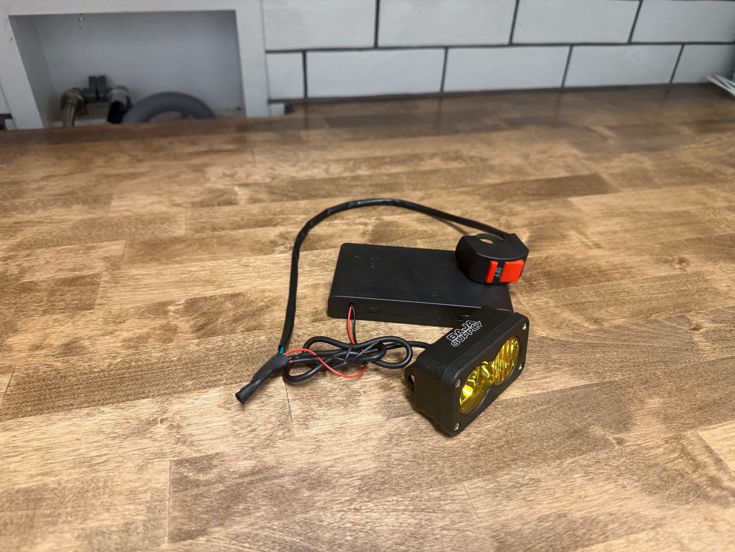 Battery powered baja lights for all emotos/ebikes