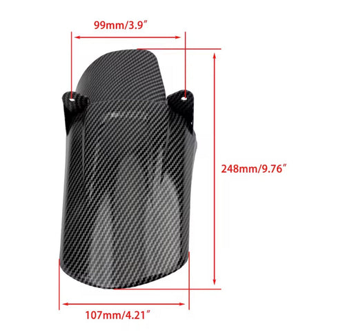 CARBON FIBER BATTERY, SHOCK, MUD GUARD COVER (FITS ALL BIKE) COMES WITH EVERYTHING TO INSTALL IT