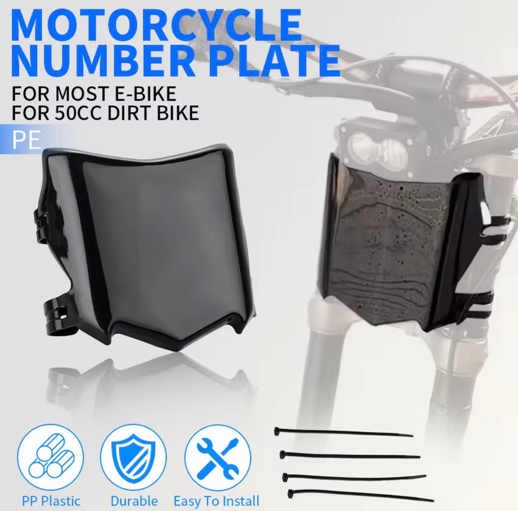 GLOSSY MOTOCUTZ PLATE